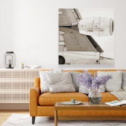 Toile 48 x 48 - Dessous d'avion