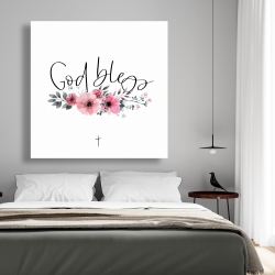 Canvas 48 x 48 - God bless