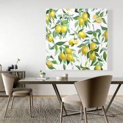 Canvas 48 x 48 - Lemon pattern