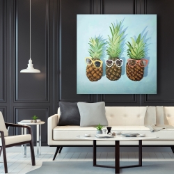 Toile 48 x 48 - Ananas d'été