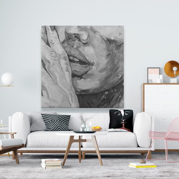 Canvas 48 x 48 - Luscious lips