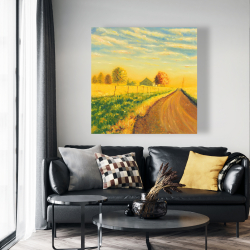 Toile 48 x 48 - à la campagne