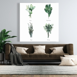 Toile 48 x 48 - Fine herbs