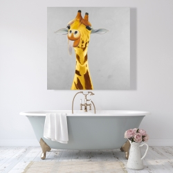 Toile 48 x 48 - Drôle de girafe