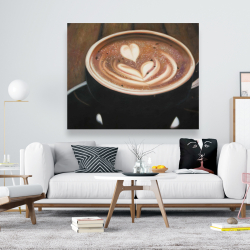 Canvas 48 x 60 - Artistic cappuccino