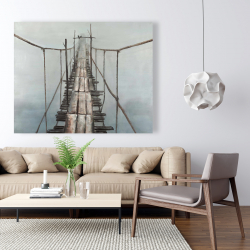 Toile 48 x 60 - Vieux pont abandonné