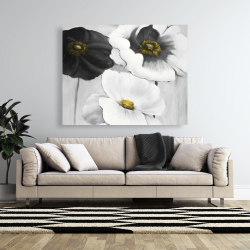 Canvas 48 x 60 - Assorted white flowers