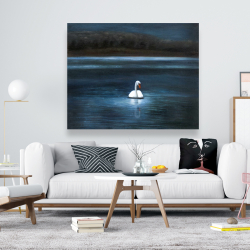 Toile 48 x 60 - Magnifique cygne