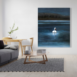 Toile 48 x 60 - Magnifique cygne