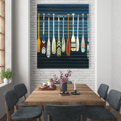 Canvas 48 x 60 - Paddles