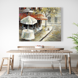 Toile 48 x 60 - Rue déserte et ensoleillée