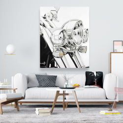 Toile 48 x 60 - Lumière d'une moto