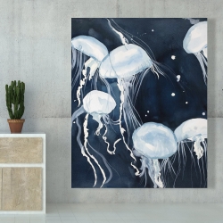 Toile 48 x 60 - Meduses
