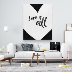 Toile 48 x 60 - L'amour c'est tout