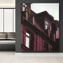 Toile 48 x 60 - Immeuble architectural