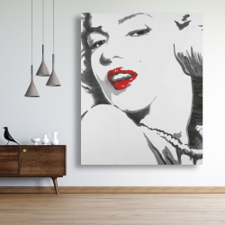 Canvas 48 x 60 - Marilyn monroe outline style
