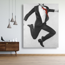 Canvas 48 x 60 - Happy classic man