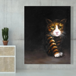 Canvas 48 x 60 - Discreet cat