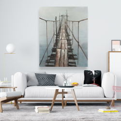 Toile 48 x 60 - Vieux pont abandonné
