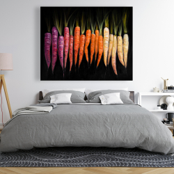 Canvas 48 x 60 - Colorful carrots