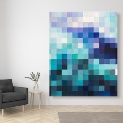 Toile 48 x 60 - Paysage pixelisé