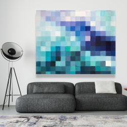 Toile 48 x 60 - Paysage pixelisé
