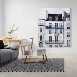 Canvas 48 x 60 - Buildings along the seine river
