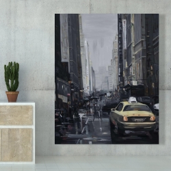 Canvas 48 x 60 - New york in the dark