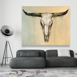 Toile 48 x 60 - Crâne de taureau