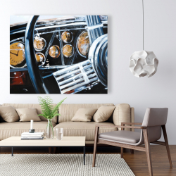 Toile 48 x 60 - Intérieur de voiture vintage
