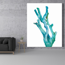Canvas 48 x 60 - Small watercolor sea coral