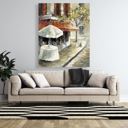 Toile 48 x 60 - Rue déserte et ensoleillée