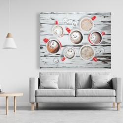 Toile 48 x 60 - Chocolat chaud du temps des fêtes