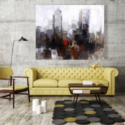 Canvas 48 x 60 - Obscure city