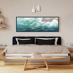 Framed 16 x 48 - Seaside