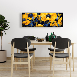 Encadré 16 x 48 - Jaune et bleu