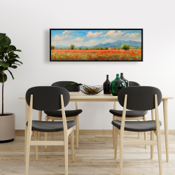 Encadré 16 x 48 - Champ rouge