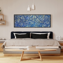 Framed 16 x 48 - Leaves patterns