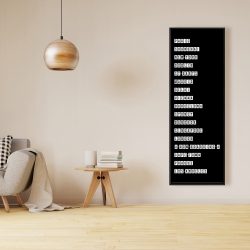 Framed 16 x 48 - Table of big cities