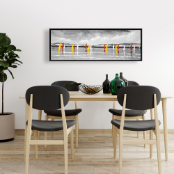 Framed 16 x 48 - Sailing on the lake