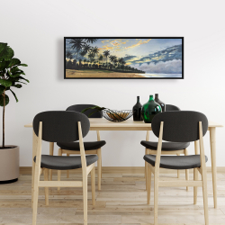 Framed 16 x 48 - Tropical summer moments