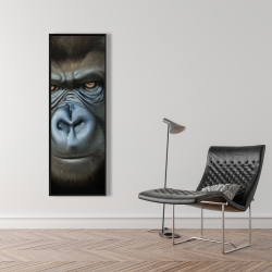 Encadré 16 x 48 - Visage de gorille