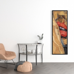Encadré 16 x 48 - Plan rapproché d'une bouche