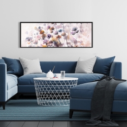 Framed 16 x 48 - Wildflowers