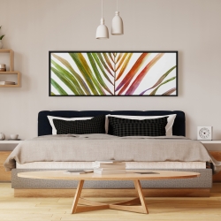Encadré 16 x 48 - Feuille de palmier tropical