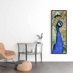 Encadré 16 x 48 - Paon