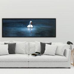 Encadré 20 x 60 - Magnifique cygne