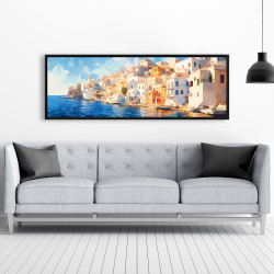 Framed 20 x 60 - Calm greece