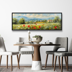 Encadré 20 x 60 - Points rouges
