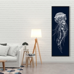 Encadré 20 x 60 -  illustration détaillée d'une méduse